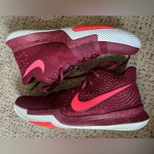 Nike Kyrie 3 Hot Punch Basketball Shoe, Men’s Size 12